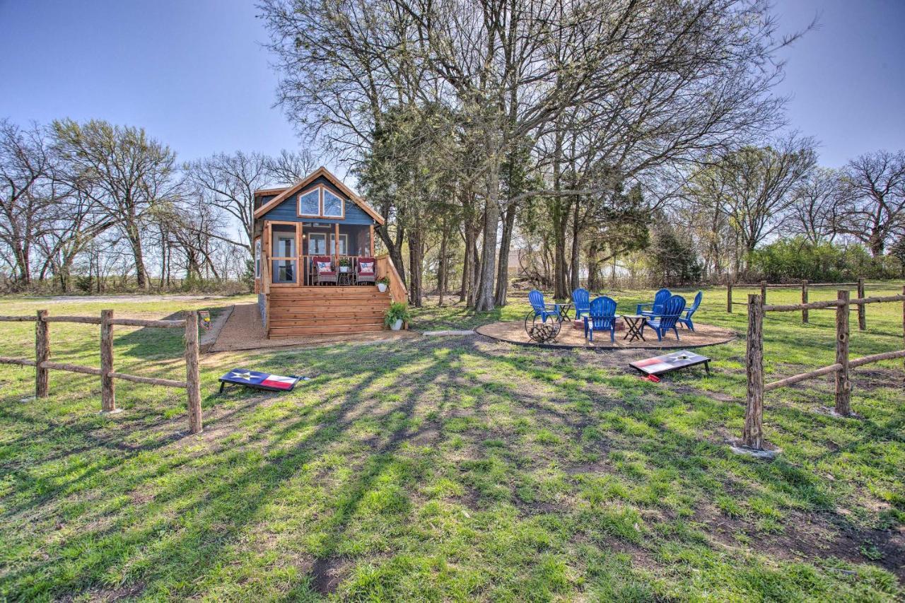 Cozy Mckinney Tiny Home With Porch And Fire Pit! Exterior foto